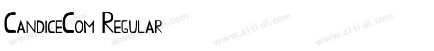 CandiceCom Regular字体转换